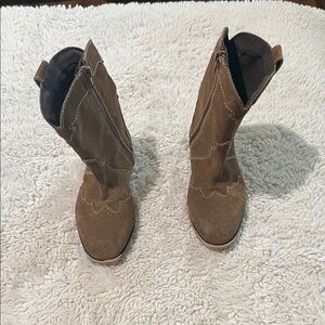 Zara kids Brown Western-Style Cowgirl or Cowboy Boots (Size 29 Size 11.5 US)